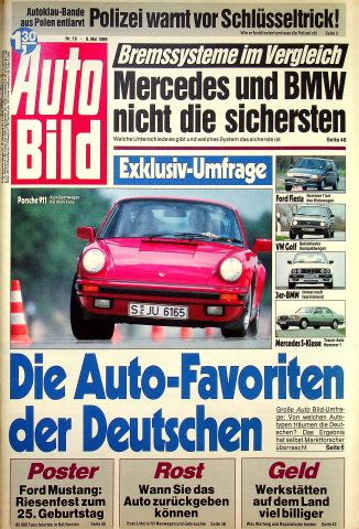 Deckblatt Auto Bild (19/1989)